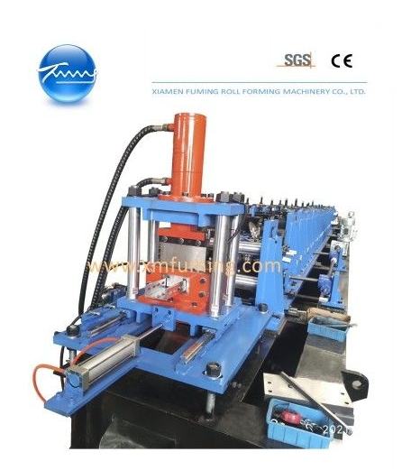 CU Purlin Roll Former Equipment Automatic With Hydraulic Cutting System