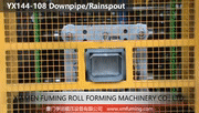 1508-04 Roll Forming Machine for YX144-108 Downpipe Profile