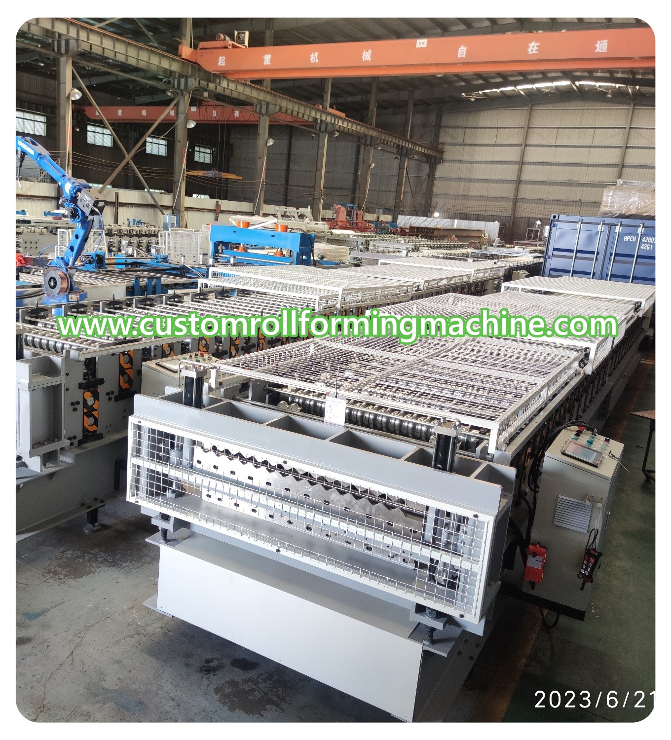 Dual Level Machine for YX18-76.2-990/YX20-144-1008 Roof Profiles